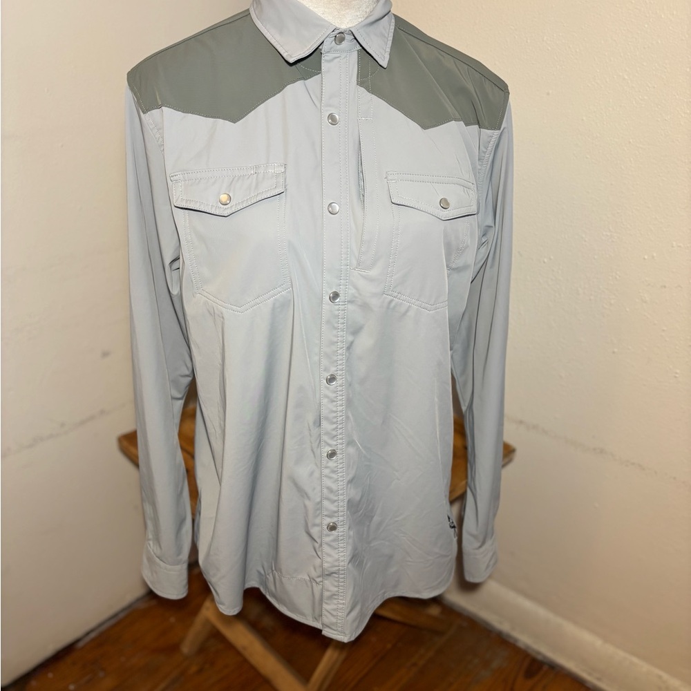 Diamond Cross Ranch Western Button Down Cowboy Shirt - Picture 2 of 11